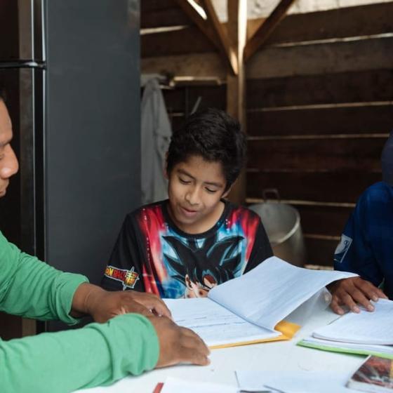 Estudiantes con discapacidad en Ecuador