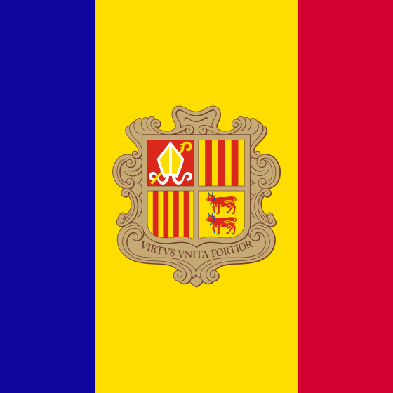 Bandera de Andorra