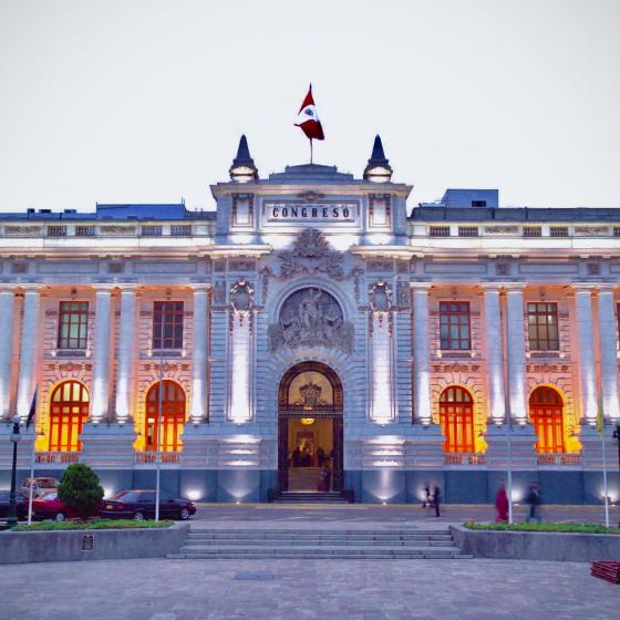 Palacio Legislativo, sede principal del Congreso de la República del Perú. 