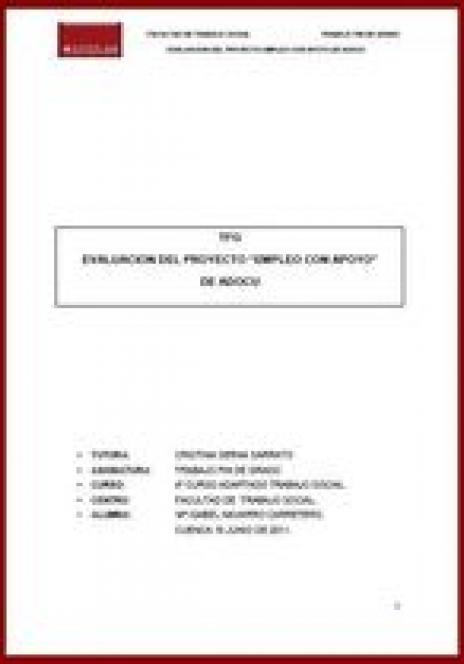 Portada del documento