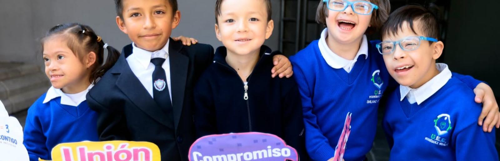 Estudiantes con discapacidad en Ecuador