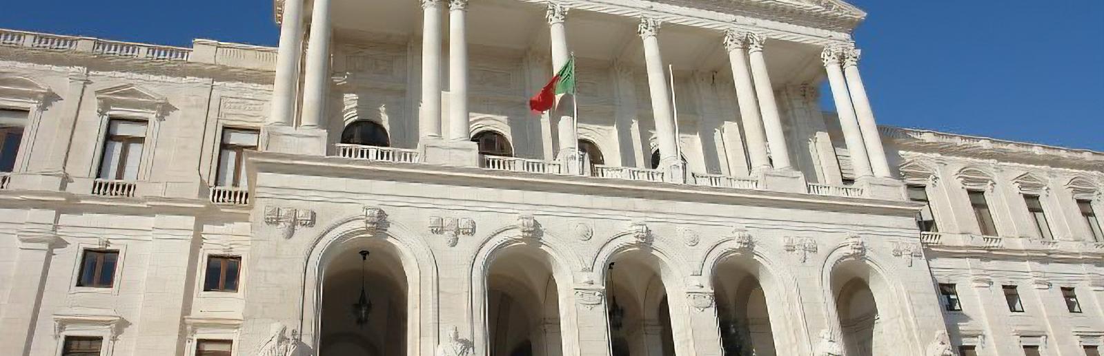 Palácio de São Bento, sede de la Asamblea de la República de Portugal. 